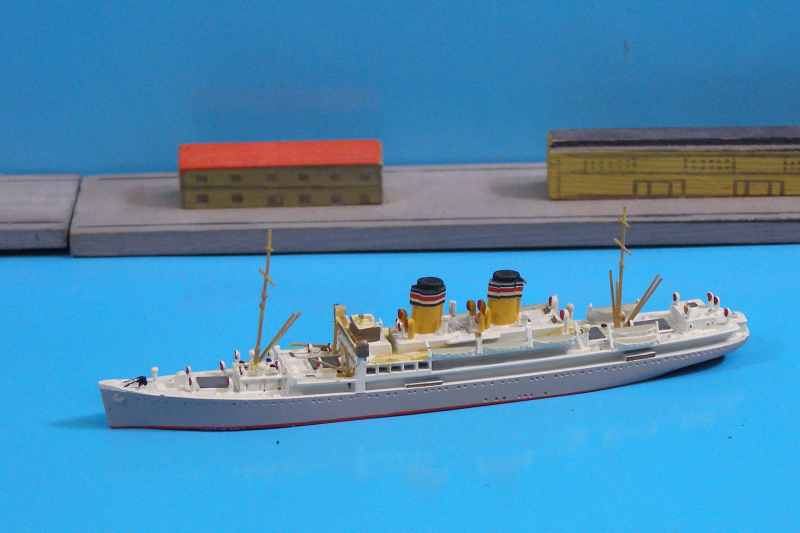 Passengerfreighter "Ubena" white Decks (1 p.) GER 1934 Mercator M 581